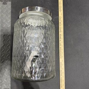 Glass drink dispenser